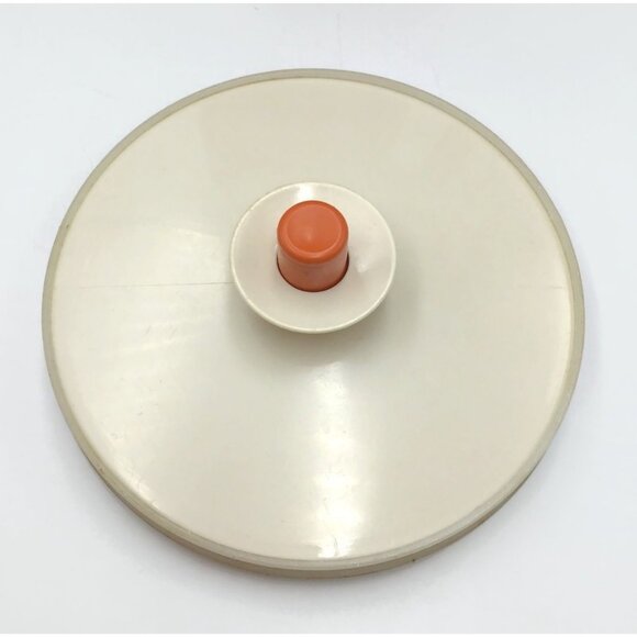 Vintage Tupperware Harvest Orange 2 Qt Beverage Pitcher 800-11 Push Button Lid - Picture 9 of 11